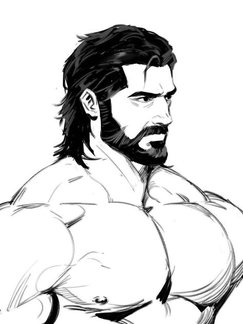 Buff Guys, Steam Art, Motocross Love, Face Study, Boy Character, Man Character, Character Design Male, Gay Art, Male Art