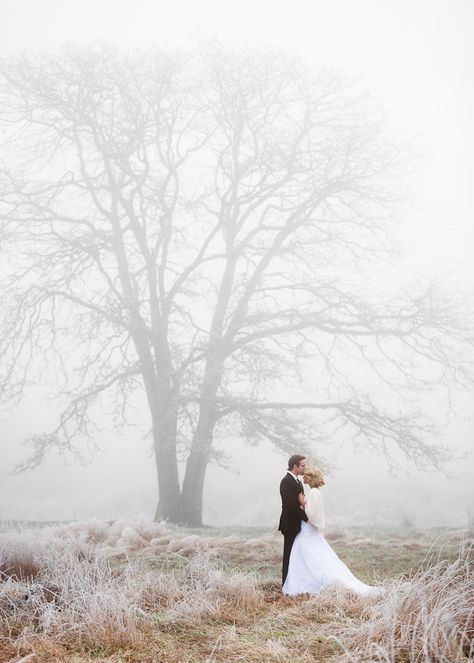 Misty Winter Wedding Portraits | Chloe Photography | http://heyweddinglady.com/ethereal-gray-winter-wedding-ideas/ Winter Wedding Photos, Winter Wedding Inspiration, Wedding Winter, Photo Couple, Wedding Photo Inspiration, Wedding Shots, Wedding Photography Inspiration, Wedding Pics, Wedding Pictures