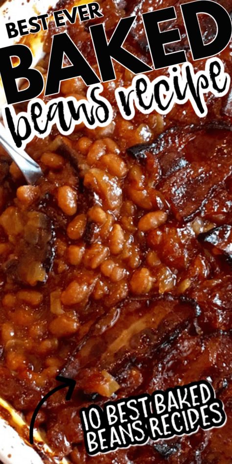 Best Ever Baked Beans, Bbg Recipes, Baked Beans Recipes, The Best Baked Beans, Homemade Baked Beans Recipe, Bake Beans, Southern Baked Beans, England Recipes, Summer Bbq Side Dishes