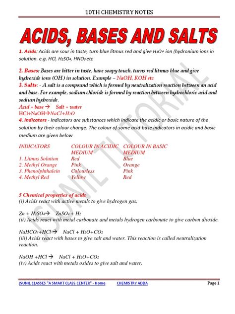 Elementary Chemistry, Acids Bases And Salts, Chemistry Help, Acids And Bases, Organic Chemistry Study, Chemistry Study Guide, Chemistry Basics, Physics Lessons, Learn Physics