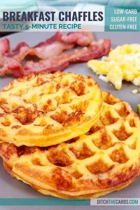 No Flour Chaffle, Healthy Breakfast Chaffles, Keto Chaffles Low Carb Breakfast, Low Carb Zero Sugar Recipes, Chaffles Recipe Breakfast, Chaffle Recipes Easy Breakfast, Breakfast Chaffle Recipe Keto, Chaffles Recipe Keto Easy, Zero Carb Breakfast