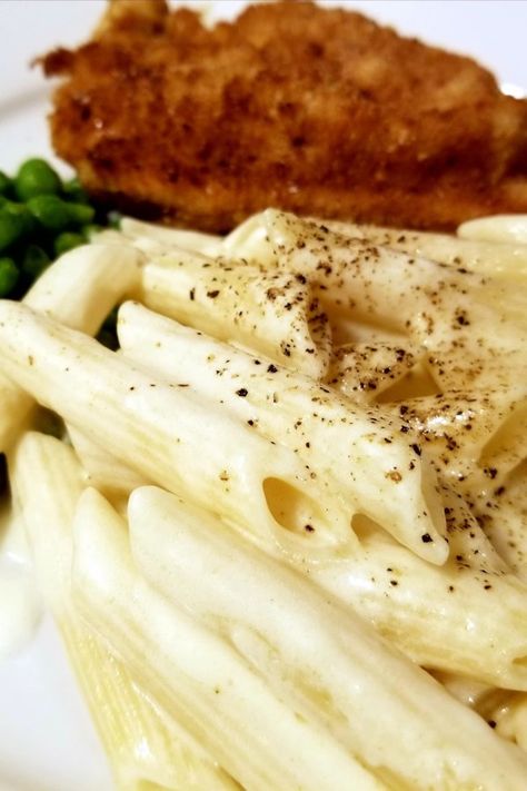 Quick and Easy Alfredo Sauce | "I experimented with this until I found a quick, cheap, and easy Alfredo sauce combination -- the secret is cream cheese!" #allrecipes #kitchenpantry #diy #ingredients Quick Alfredo Sauce, Quick And Easy Alfredo Sauce, Easy Alfredo Sauce, Alfredo Sauce Easy, Easy Alfredo, Alfredo Sauce Recipe Easy, Homemade Alfredo, Alfredo Sauce Recipe, Homemade Alfredo Sauce