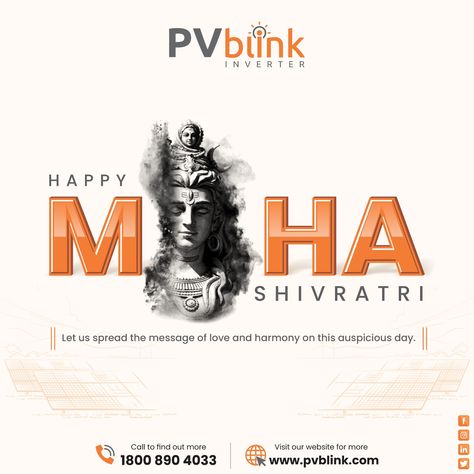 May Lord Shiva bless you and your family on the holy day of Mahashivratri. Wishing you a blessed and joyous Shivratri! Toll Free no : 180089087245 / 9875087245 Visit us : www.pvblink.com ﻿#offgrid #pvblink #offgridinverter #solar #solarprojects #solarenery #solarpanels #solarsystem #solarinverter #gosolar #sun #solarpv #solarpanel #renewableenergy #renewable #sunpower #inverter #business #greenenergy #sustainableliving #mahashivratri2023 Shivratri Post, Happy Mahashivratri, Happy M, Sun Power, Solar Projects, Solar Inverter, Solar Pv, Green Energy, Off The Grid