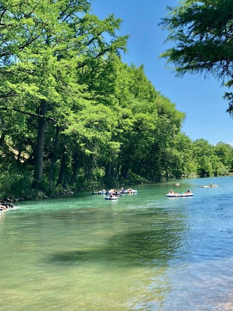 Attractions In New Braunfels For Families Updated '22 — Texas Travel Talk Travel Texas, Summer Travel Destinations, Guadalupe River, New Braunfels Texas, Water Food, Birthday Trip, 19th Birthday, Natural Bridge, Texas Travel