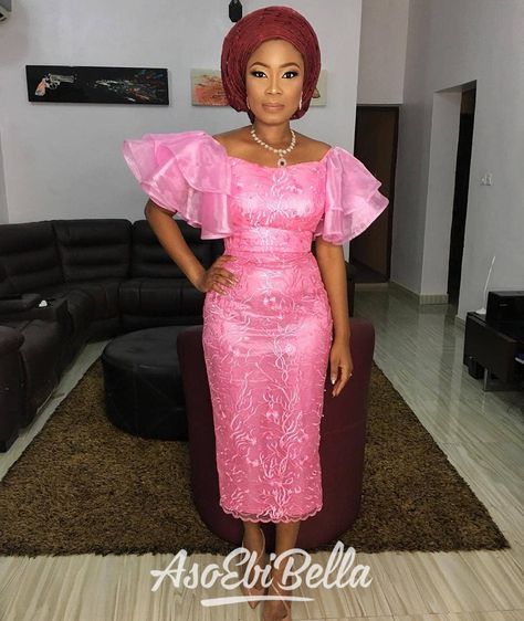 AsoEbiBella.com presents – The Latest Aso Ebi Styles -Vol. 249 | BellaNaija Short Gown Lace Asoebi Styles, Short Lace Gown, Lace Styles For Wedding, Nigerian Dress Styles, Aso Ebi Lace, Aso Ebi Lace Styles, Styles Ankara, Nigerian Dress, Nigerian Lace Styles