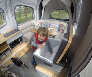 Our Guide To The Best Campervans And Compact Caravans – Campfire Magazine Opus Camper, Used Campers, Trailer Tent, Enjoy Your Trip, Van Conversion Interior, Inspiring Books, Interior Layout, Tent Trailer, Top Knot Hairstyles