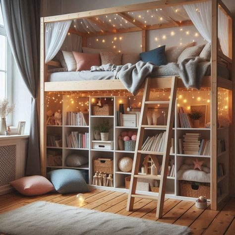 Loft Bed Ideas Double Loft Beds With Stairs, Bunk Bed With Open Space Underneath, Loft Bed With Desk And Couch, Closet Under Bed Loft, Loft Beds With Storage, Loft Beds For Boys Room, Twin Loft Bed With Storage, Tiny Room Loft Bed, Loft Bed Built In