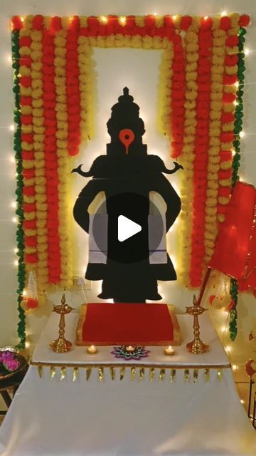 @mansiscreation1990 on Instagram: "Ganpati decoration ideas Vitthal Theme part-1 #ganpatidecoration #festival #trending #shorts #decor #bappa #ganpati #backdrop #mazabappa" Vitthal Ganpati Decoration, Ganpati Decoration Theme Ideas, Ganpati Backdrop, Ganpati Decoration Ideas, Ganpati Decoration Theme, Decoration Theme, Decoration For Ganpati, Trending Shorts, Ganpati Decoration