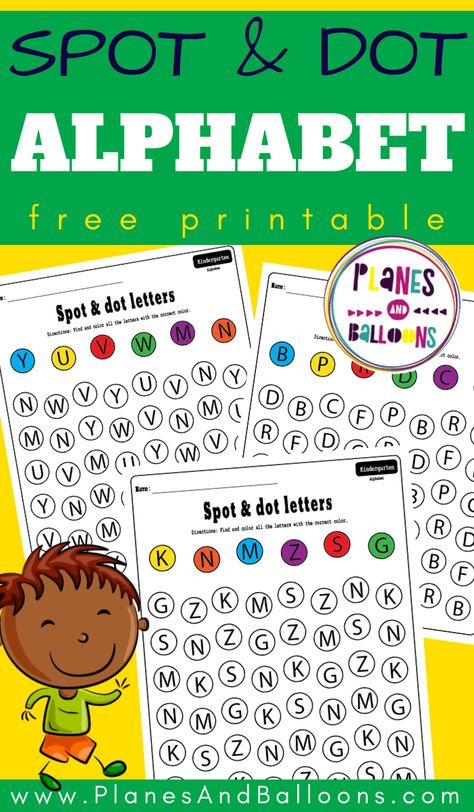 Alpahbet do a dot printables FREE for kindergarten - free letter recognition worksheets. #kindergarten #abc #alphabet #planesandballoons Free Letter Recognition Activities, Letter Recognition Activities Preschool Abc Games, Preschool Letter Recognition Worksheets, Letters Recognition Activities, Spring Alphabet Letters Free Printable, Alphabet Recognition Worksheets, Abc Recognition Activities, Find The Letter Free Printables, Letter S Activities For Kindergarten