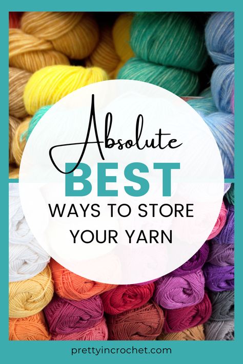 Tips and recommendations to safeguard and store your yarn stash. Diy Yarn Organizer, Yarn Storage Solutions, Hanging Closet Storage, Spring Toddler, Yarn Organization, Yarn Storage, Cube Shelves, Yarn Stash, Plastic Bins