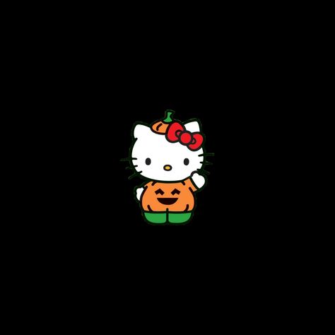 Fall Hello Kitty Widget, Hello Kitty Fall Widgets, Halloween Hello Kitty Widget, Hello Kitty Halloween Widgets, Halloween Widgets Black Background, Spooky Phone Theme, Halloween Backgrounds Ipad, Halloween Wallpaper Widget, Hello Kitty Halloween Pfp