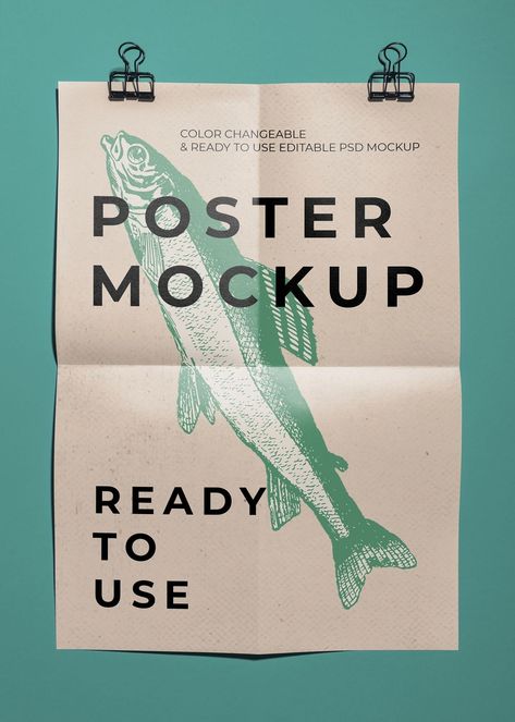 Wall Poster Mockup, Flat Design Poster, Poster Mockup Free, Graphic Design Mockup, Poster Mockup Psd, Social Media Mockup, Bookmark Designs, Mockup Wall, Cosmetics Mockup