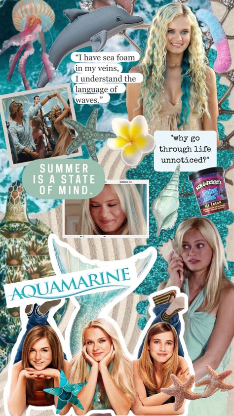 🧜🏻‍♀️ Aquamarine Movie, Last Splash, Aquamarine, Tv Shows, Collage, Tv