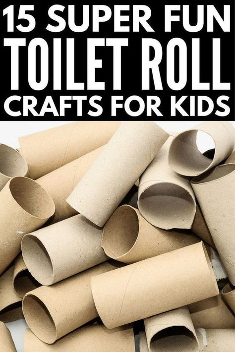 If you're looking for EASY activities to keep your little ones occupied, this collection of toilet paper crafts for kids is a great place to start. These DIY ideas are great for toddlers and school-aged children, and with a little imagination, they can be adapated for the seasons (fall, winter, spring, and summer) and holidays (Christmas, Easter, Halloween, etc.). #toiletrollcrafts #toiletrollcraftideas #kidsactivities #kidscrafts #DIYcrafts Toilet Roll Crafts, Easy Toilet Paper Roll Crafts, Toilet Roll Craft, Toilet Paper Crafts, Hobbies For Kids, Bedroom Crafts, Toilet Paper Roll Crafts, Paper Roll Crafts, Boredom Busters