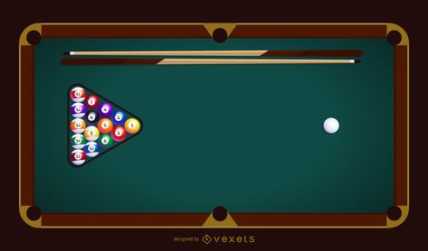 Billiard table vector illustration #AD , #Aff, #ad, #table, #vector, #illustration, #Billiard Billard Table, Table Vector, Table Top View, Pool Games, Business Card Design Creative, Billiards Pool, Desk Ideas, Canvas Painting Designs, Educational Projects