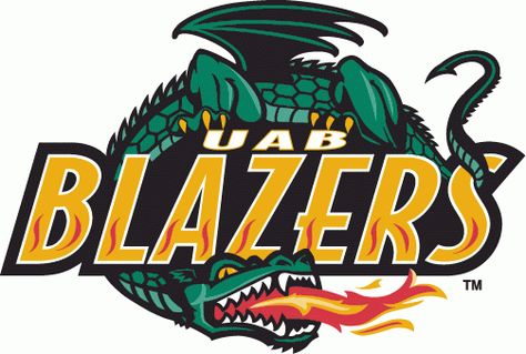 university of alabama birmingham Uab Blazers Wallpaper, College Banner, Uab Blazers, Logo Dragon, Breathing Fire, Sports Team Logos, University Logo, College Logo, Custom Flags