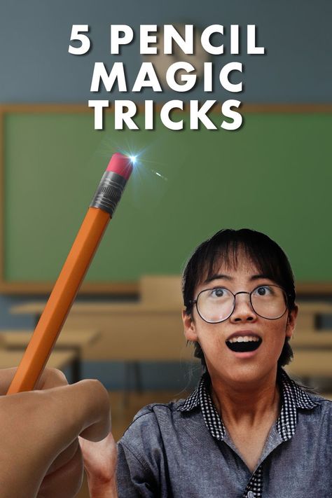 Here are some awesome pencil magic tricks that anyone can do. You will learn five simple pencil magic tricks for beginners. No matter your age or skill level, you can still enjoy doing cool magic tricks with a pencil. Learn now! Magic Tricks For Beginners, Pencil Trick, Learn Magic Tricks, Magic Tricks Tutorial, Remote Control Helicopters, Cool Magic Tricks, Easy Magic Tricks, Card Tricks, Magic Tricks