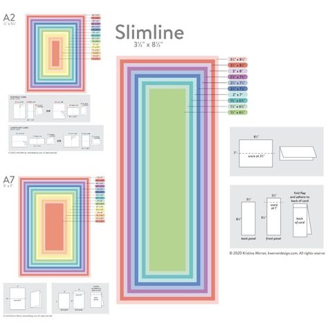 Card Making Tools, Card Measurements, Card Sketches Templates, Slimline Cards, Stamp Storage, Card Layouts, Card Dimensions, Making Stuff, Card Crafting