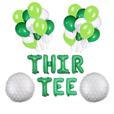 PRICES MAY VARY. ★ All-in-One Kit: Decorating 60th Birthday Golf party with this banner! High-Quality Material: Non-toxic and Environmentally Friendly, Foil Balloon can be reused for next party! Easy to Assemble: It comes with all the tools you need to set up for the party! ★ Ideal gift: A perfect gift for the 30th Golf Birthday Party ! 100% Liked & Best Service:If you have any questions about our products,please contact us immediately,we will resolve it as soon as possible. Survivor 30th Birthday, 30th Birthday Party Golf Theme, Golf Birthday Party Games, Male 30th Birthday Theme, Golf Themed Birthday Party For Men Games, Male Birthday Theme, Mens Golf Birthday Party, Adult Man Birthday Party Ideas, 30th Golf Themed Party