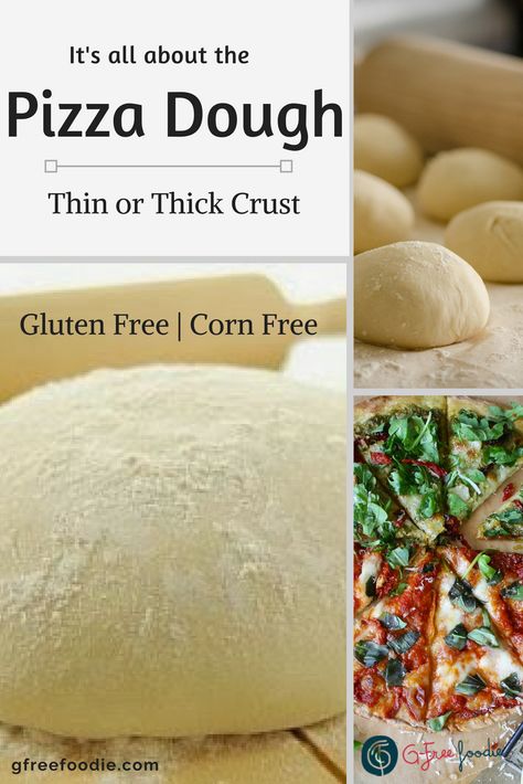 It's all about the Pizza Dough! Not only is this recipe gluten free and corn free, but it also rolls out like the gluten free dough. #glutenfreerecipe #pizzadough #cornfree #homemade #thincrust #thickcrust #gfreefoodie Via gfreefoodie.com Corn Free Diet, Corn Allergy, Corn Free Recipes, Gluten Free Pizza Recipes, Gluten Free Dough, Pan Sin Gluten, Recipe Gluten Free, Homemade Pickles, Best Gluten Free Recipes