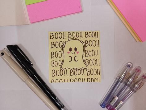 Quotes To Stick In Room, Doodle On Sticky Notes, Cute Sticky Note Doodles, Sticky Notes Doodle Ideas, Sticky Notes Aesthetic Drawing, Sticky Notes Aesthetic Art, Sticky Notes Drawing Ideas, Sticky Notes Art Drawing, Art With Sticky Notes