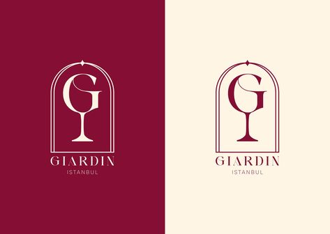 Giardin Istanbul | Wine House | Wine Brand Identity :: Behance Wine Branding Design, Winery Logo, Wine Logo, Wine House, Logo Design Branding, Wine Brands, Print Production, Wine And Dine, Home Logo