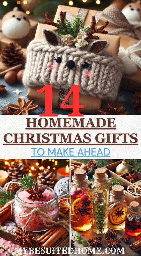 Craft heartfelt and budget-friendly gifts this season with these 14 creative homemade Christmas gift ideas from Day to Day Adventures. Perfect for everyone on your list, these gifts can be made ahead for a stress-free holiday! #handmadechristmasgifts #diygiftsforchristmas #uniquechristmasgiftideas #makeaheadchristmasgifts #budgetfriendlychristmasgifts Homemade Christmas Presents For Family, Kid Craft Gifts For Christmas, Cricket Projects Craft Ideas Gifts, Homemade Christmas Crafts Gifts, Homage Christmas Gifts, Diy Christmas Gifts For Kids To Give, Holiday Homemade Gift Ideas, Holiday Craft Gift Ideas, Christmas Gift Homemade Ideas