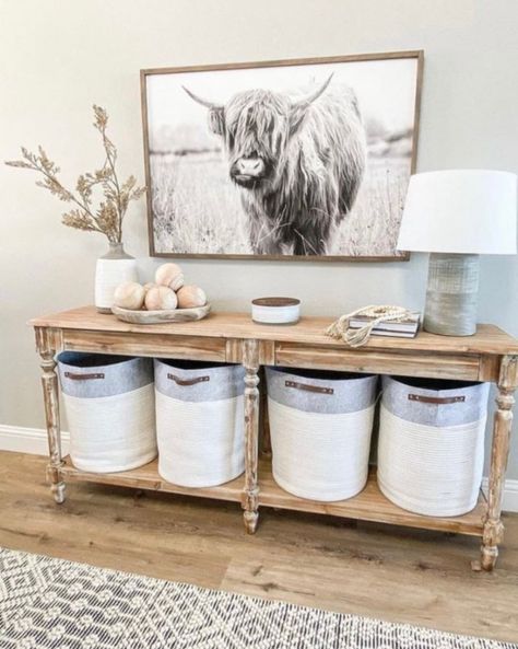 Highland Cow Home Decor Ideas, Highland Cow Decor Ideas, Farmhouse Cow Decor, Rustic Farmhouse Living Room Ideas, Longhorn Print, Highland Cow Decor, Western Decorations, Cow Wall Decor, Farm Animal Art