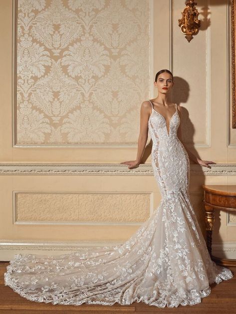 Embroidered Lace Wedding Dress, Galia Lahav Bridal, Galia Lahav Wedding Dress, Dresses Couture, Galia Lahav, Modern Princess, Wedding Dresses Corset, Dresses Mermaid, Stunning Wedding Dresses