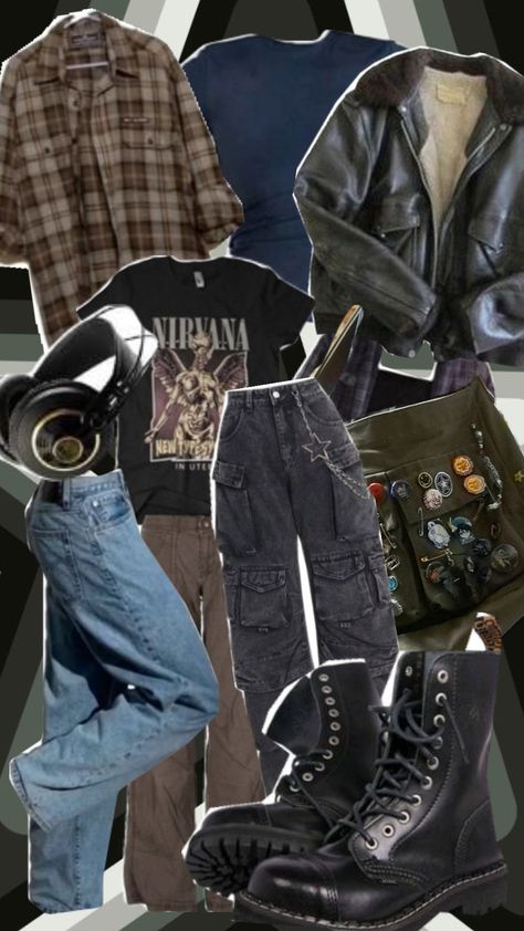 Grunge Punk Outfits, 2000s Alt Fashion, Silly Clothes, Downtown Outfits, Streetwear Aesthetic, Tomboy Outfits, Punk Outfits, Swaggy Outfits, Cute Everyday Outfits