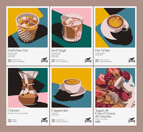 1 :: Behance Coffee Graphics Illustration, Menu Coffee, Menu Design Inspiration, Cafe Menu Design, 달력 디자인, Posca Marker, Desain Editorial, Food Menu Design, Food Graphic Design