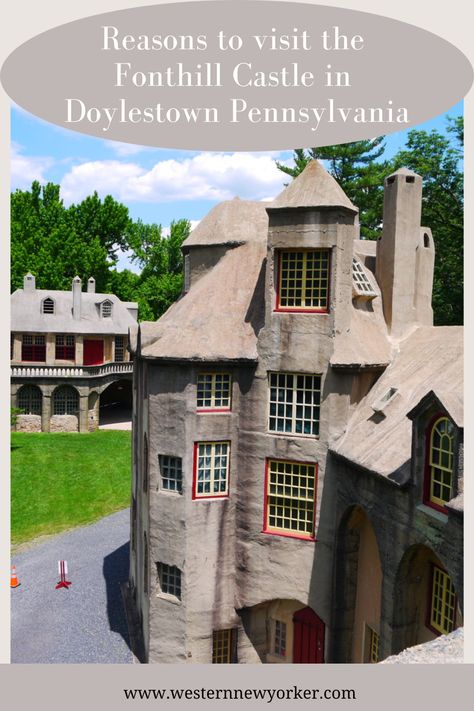 Reasons to visit the Fonthill Castle in Doylestown Pennsylvania Fonthill Castle Pennsylvania, Fonthill Castle, Doylestown Pennsylvania, Places In Usa, Pennsylvania Travel, East Coast Travel, Travel Bucket List Usa, Us Travel Destinations, Family Travel Destinations