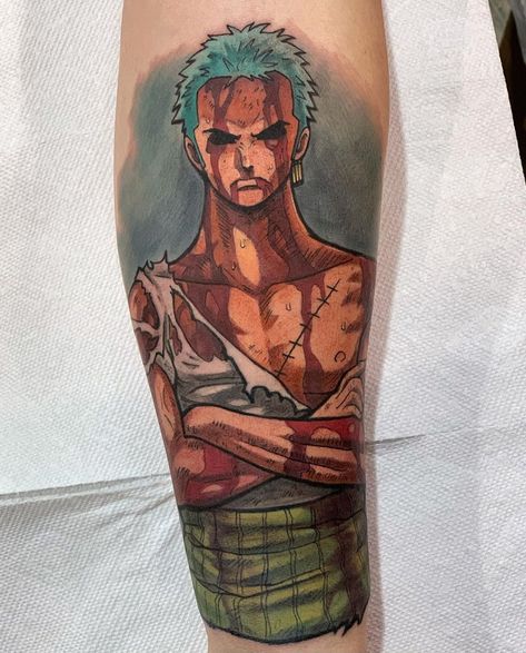 Zoro Nothing Happened, Black Lotus Tattoo, Nothing Happened, Prison Tattoos, One Piece Tattoos, Black Lotus, R Tattoo, Lotus Tattoo, Zoro One Piece