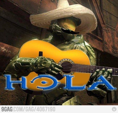 Hola! Halo Funny, Raiden Metal Gear, Halo Master Chief, Halo Game, Red Vs Blue, Smosh, Rooster Teeth, Gaming Memes, Edgy Memes