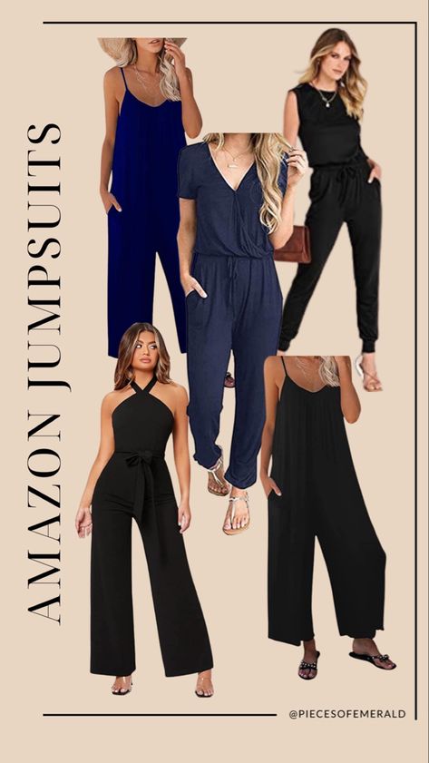 Jumpsuits from amazon Trendy Non-stretch Cheap Jumpsuits And Rompers, Non-stretch Jumpsuits And Rompers For Spring Vacation, Affordable Fitted Button-up Jumpsuits And Rompers, Solid Color Non-stretch Summer Jumpsuits And Rompers, Amazon Outfit Finds, Maternity Jumpsuit Amazon, Amazon Jumpsuit, Womens Fashion Inspiration, Womens Casual