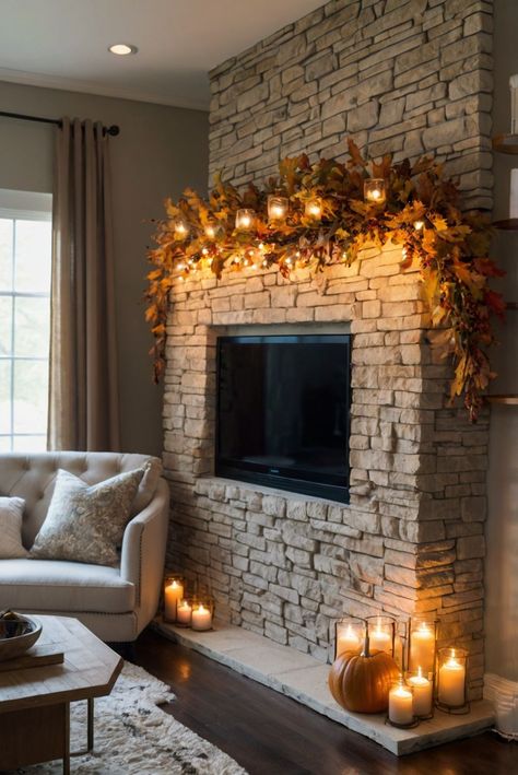 Fall Furniture , Autumn Cozy Fall ,Decor Easy Fall ,
Decor Neutral Fall ,Decor Fall ,Decor Inspiration ,Fall Decor Ideas Fall Mantle Decor With Tv, Fireplace Mantle Decor With Tv, Mantle Decor With Tv, Mantle Decor With Tv Above, Modern Fireplace Decor, Autumn Mantle, Mantle Design, Ideas For Autumn, Ad Inspiration