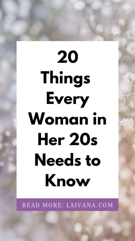 If you're a woman in your 20s, here are 20 pieces of life advice you need to hear. Want to know how to navigate life in your 20s, how to make the most out of your 20s, how to enjoy life and live authentically as a 20-year-old woman - this post is for you. How To Live Your Best Life In Your 20s, Goals For 20 Year Olds, Things To Know In Your 20s, Navigating Your 20s, Living With Parents In Your 20s, Advice For Your 20s, Books For 20 Year Old Women, How To Look Older In Your 20s, How To Dress In Your 20s