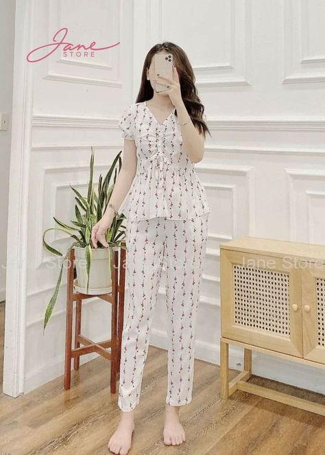 Summer Fashion Dresses Casual, Girls Night Dress, Night Wear Dress, Cotton Night Dress, Blouse Casual Fashion, Pajama Fashion, Womens Trendy Dresses, Sleepwear Fashion