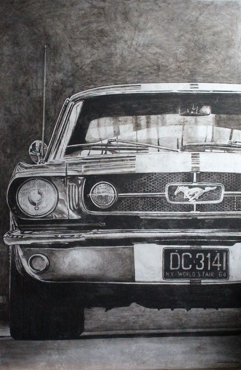 Car Culture Chronicles: Pinnacles of Automotive Excellence Cars Pencil Drawing, Old Mustang Drawing, Amazing Sketches Pencil, Car Pencil Drawing, Car Sketch Pencil, Mustang Drawing, Mustang 65, Mustang 67, Car Drawing Pencil