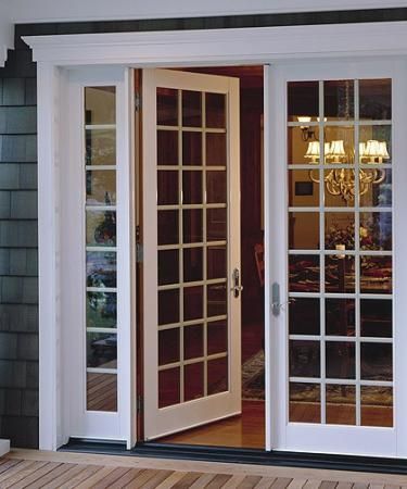 Round Porch, Upvc French Doors, House Additions, Den Decor, French Doors Exterior, Doors With Glass, French Doors Patio, Door Inspiration, Screen Porch