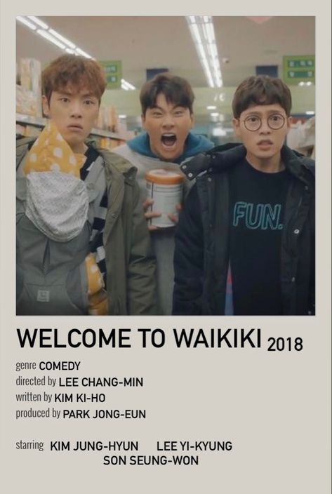 Welcome Waikiki Drama, Welcome To Waikiki Poster, Welcome To Waikiki Kdrama, Waikiki Kdrama, Welcome To Waikiki, Kdrama Recommendation, 3 Anime Best Friends Icons, Kdramas To Watch, Film Recommendations