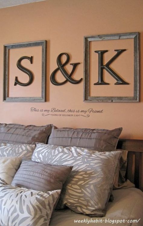 Apartment Decorating For Couples, Bedroom Wall Decor Above Bed, Wall Decor Above Bed, Decor Above Bed, Romantic Bedroom Decor, Bedroom Quotes, Romantic Bedroom, Couple Bedroom, Trendy Bedroom