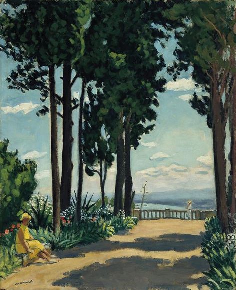 Albert Marquet, Garden Paintings, André Derain, St Raphael, Raoul Dufy, Bo Bartlett, Fauvism, Post Impressionism, The Terrace