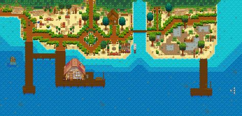 Stardew Farms, Stardew Valley Layout, Stardew Valley Farms, Farm Plans, Farm Layout, Farm Games, Pirates Cove, Forest Hill, Farm Design