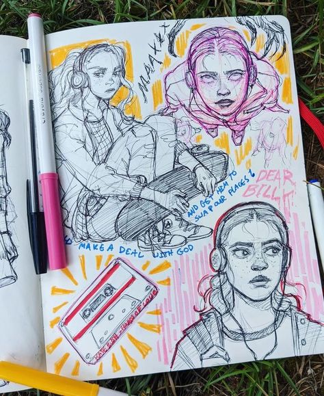 Sketchbook Layout, Some Drawings, Sketchbook Drawings, Sketchbook Art Journal, Easy Art, Art Diary, Arte Sketchbook, Sketchbook Inspiration, Book Art Drawings