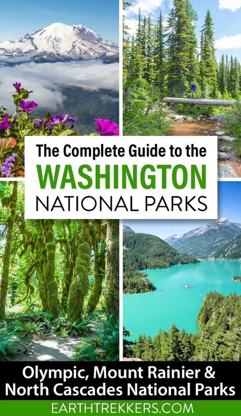 Washington National Parks, Washington Road Trip, Washington State Travel, Road Trip Map, Washington Travel, Cascade National Park, Wa State, North Cascades National Park, National Park Road Trip