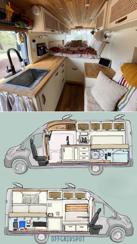 Renovated Vw Bus, Plan Layout Design, Van Conversion Floor, Van Conversion Plans, Ford Van Conversion, Transit Van Conversion, Ambulance Camper, Ford Transit Camper Conversion, Van Conversion Layout