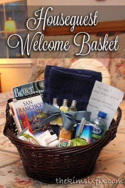 Guest Gift Basket, Guest Room Baskets, Guest Welcome Baskets, Welcome Gift Basket, Guest Basket, House Guest Gifts, Guest Room Essentials, Welcome Basket, Welcome Baskets