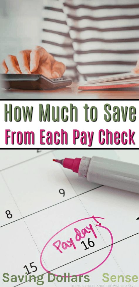 How Much to Save | Deciding how much you will add to savings out of each pay check or pay period #savings #frugal #family #personalfinance How Much To Save From Each Paycheck, Down Payment Savings Plan, Money Saving Jar, Pay Check, Family Projects, Pay Day, Savings Jar, Thrifty Thursday, Life On A Budget