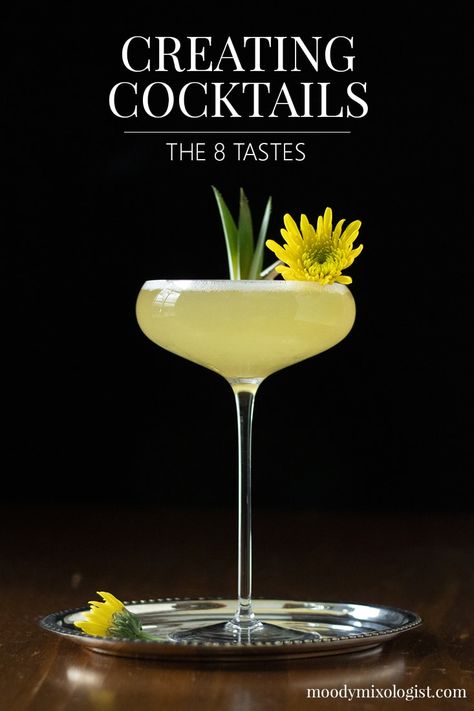 Creating Cocktails: What Are the 8 Tastes? - Moody Mixologist Moody Mixologist, Molecular Mixology, Breakfast Martini, Infused Liquors, Cocktail Trends, Cocktail Garnish, Cocktail Art, Coffee Drink Recipes, Tonic Water